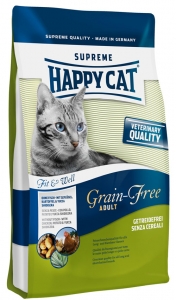 Хеппи Кэт.  Для кошек, без злаков и рыбы (Fit & Well Adult Grain-Free)